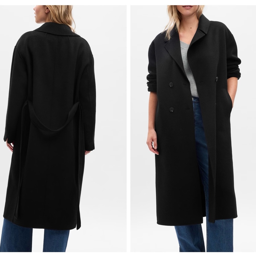 Gap Recycled wool oversized pea coat